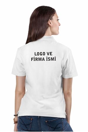 KADIN KURUMSAL BASKILI POLO YAKA TİŞÖRT
