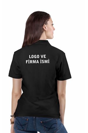 KADIN KURUMSAL BASKILI POLO YAKA TİŞÖRT