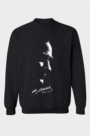 ATATÜRK SİLÜET BASKILI SWEATSHIRT