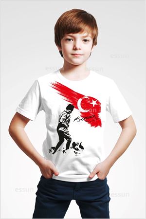 23 NİSAN ÖZEL Atatürk Kocatepe Baskılı Tshirt