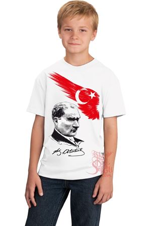 23 NİSAN ÖZEL ATATÜRK BASKILI TSHIRT 