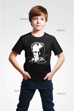 23 NİSAN ÖZEL Atatürk Baskılı Tshirt 