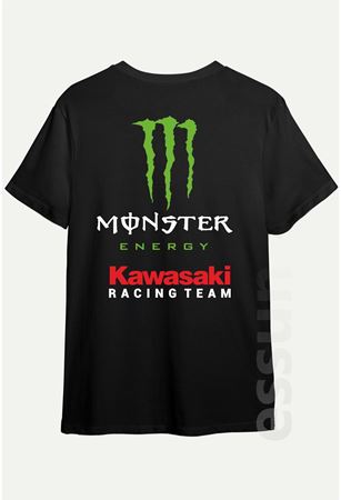 KAWASAKI MONSTER BASKILI TİŞORT - kopya