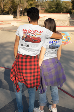 Lightning Mcqueen & Sally Carrera / Sevgili & Eş Tshirtları