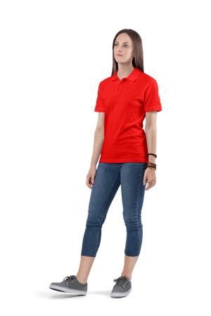 Kırmızı Polo Yaka Lakos