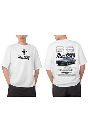 Ford Mustang 1967 oversize özel tasarım tshirt