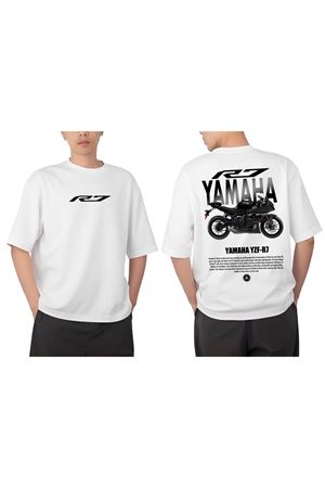 Yamaha R7 oversize özel tasarım tshirt