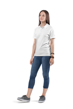 Beyaz Polo Yaka Tshirt