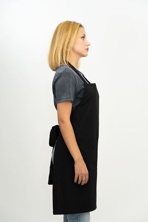 Siyah Boyundan Ayarlamalı, İki Cepli Çok Amaçlı Klasik Önlük