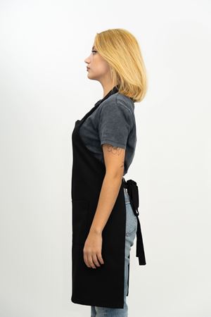 Siyah Boyundan Ayarlamalı, İki Cepli Çok Amaçlı Klasik Önlük