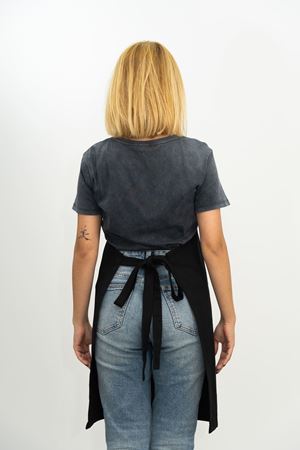 Siyah Boyundan Ayarlamalı, İki Cepli Çok Amaçlı Klasik Önlük