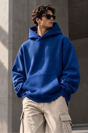 Oversize Unisex Kapüşonlu Sweatshirt 