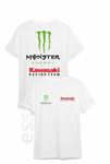 KAWASAKI MONSTER BASKILI TİŞORT - kopya