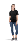 Siyah Polo Yaka Lakos 