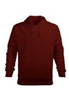 Basic Unisex Bordo Hoodie