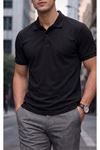 Siyah Polo Yaka Tshirt