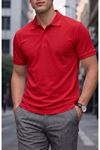 Kırmızı Polo Yaka Tshirt