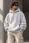 Oversize Kapüşonlu Sweatshirt 